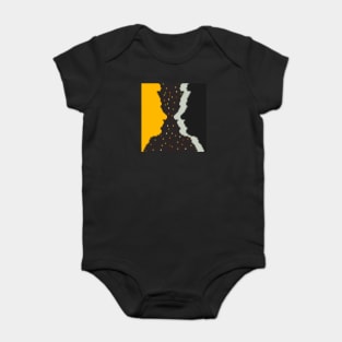 Geography 8 bit Baby Bodysuit